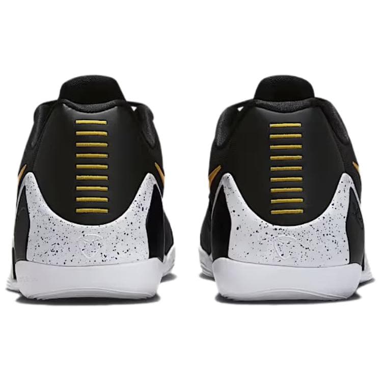 Кроссовки для баскетбола Nike Kobe 9 Low Баскетбольные кроссовки Унисекс Черный Золото - изображение 5