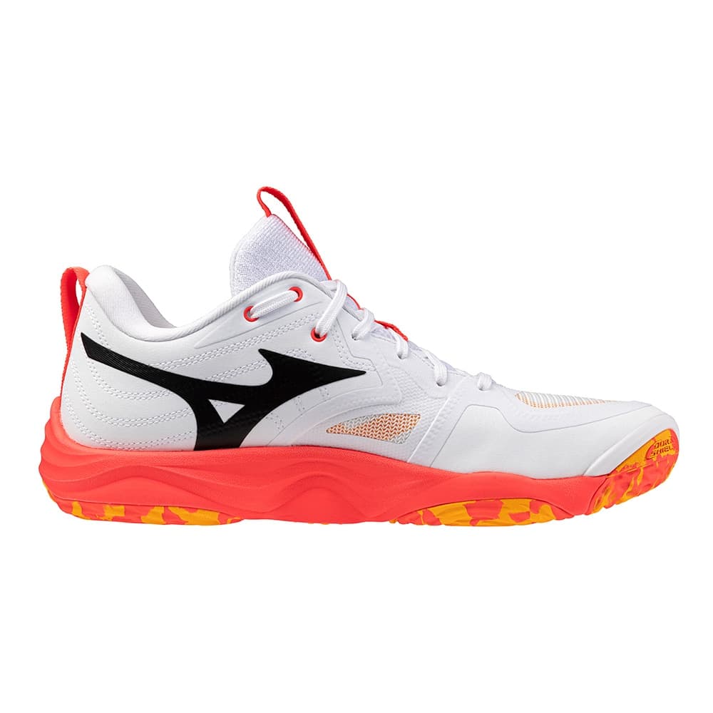 Кроссовки для спортзала Mizuno WAVE MOMENTUM ELITE Искусственная кожа Низкие кроссовки для тренировок Унисекс Оранжевый - изображение 2