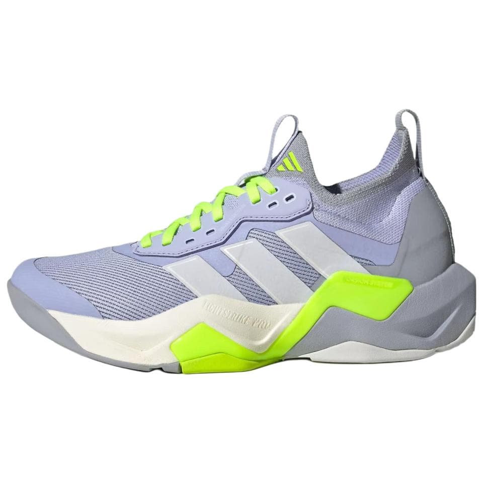 Кроссовки для спортзала Adidas Rapidmove Adv 2 Амортизация Дышащие Низкие Кроссовки для тренировок Женские Фиолетово-зеленые - изображение 1