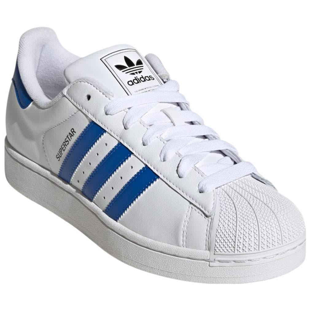Кроссовки Adidas Originals Superstar 2 Low Скейтборд Обувь Мужская Белая Синяя - изображение 3