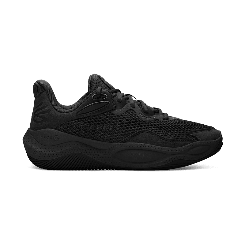 Кроссовки для баскетбола Under Armour Curry Splash 24 Устойчивые к истиранию Дышащие Низкие Баскетбольные Кроссовки Унисекс Черные - изображение 2