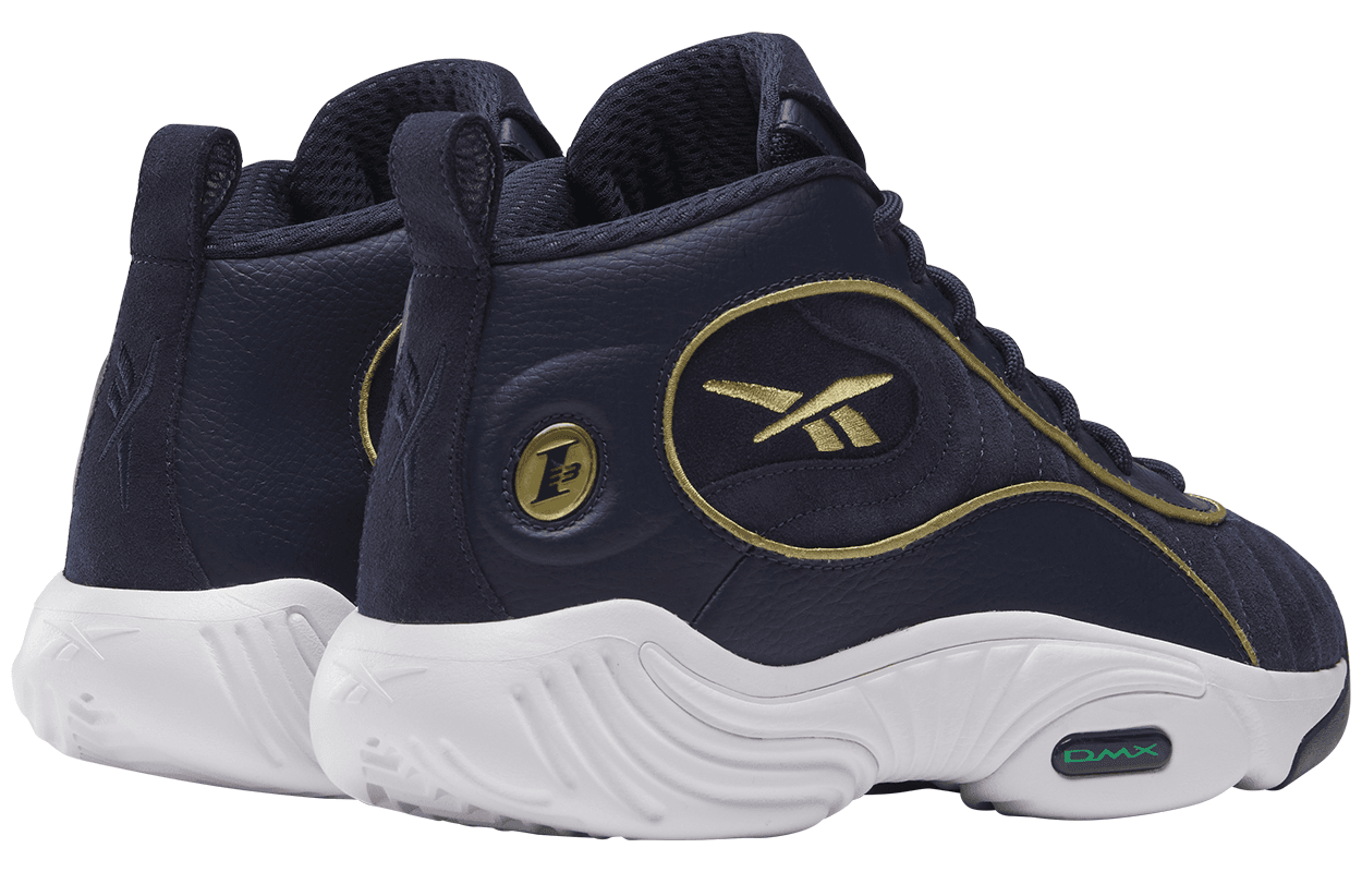 Ретро баскетбольные кроссовки REEBOK Answer3 MID Топ Ретро-баскетбольные кроссовки Унисекс Сине-белый - изображение 3