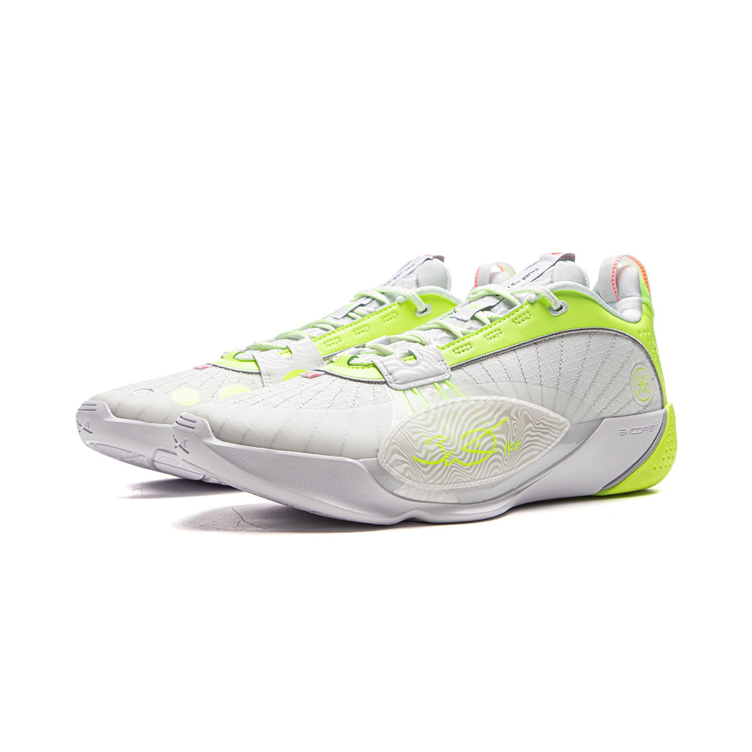 Кроссовки для баскетбола Li-Ning Wade All City 13 ENCORE Энергия Технология BOOM Лоу-топы Баскетбольные кроссовки Мужской Белый Желтый - изображение 3