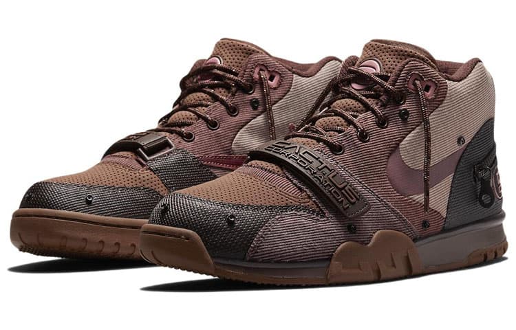 Кроссовки для спортзала CACT.US CORP x Nike Air Trainer 1 "Wheat" Travis Scott - изображение 3