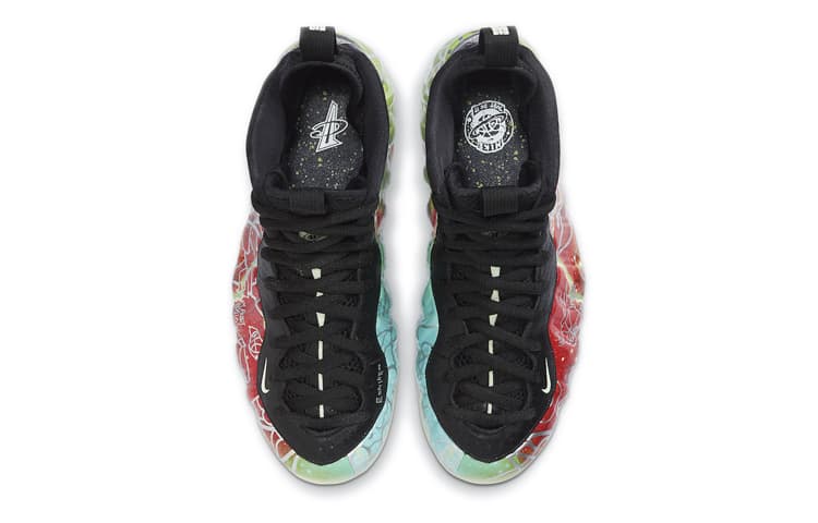 Ретро баскетбольные кроссовки Nike Foamposite One Beijing Gradient - изображение 5