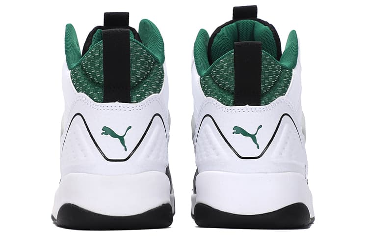 Кроссовки PUMA Backcourt Mid White Green - изображение 5