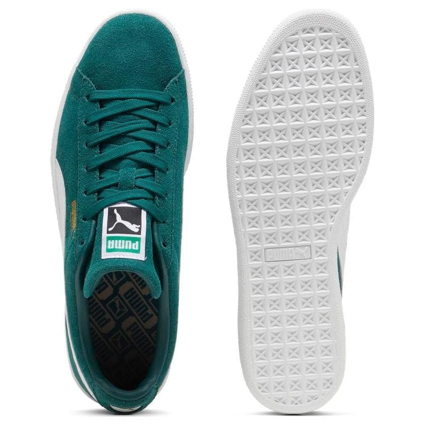 Кроссовки PUMA Suede Classic Износостойкие и Легкие Низкие Кроссовки для скейтбординга Унисекс Зеленые - изображение 5