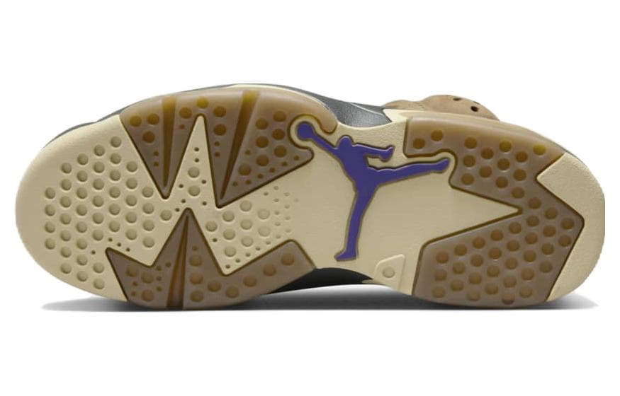 Ретро баскетбольные кроссовки Jordan Air Jordan 6 Gore-Tex "Brown Kelp" - изображение 6