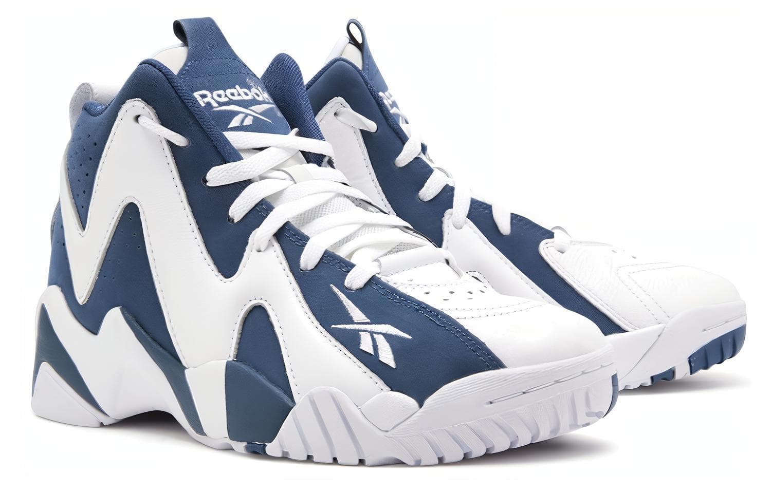 Ретро баскетбольные кроссовки Reebok Kamikaze 2 Batik Blue - изображение 3
