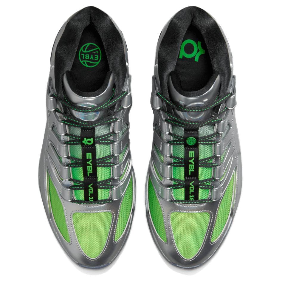 Кроссовки для баскетбола Nike KD 18 Противоскользящие Устойчивые к износу Низкие Баскетбольные кроссовки Мужские Серебристо-серые - изображение 6