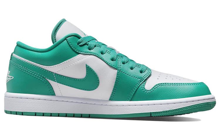 Ретро баскетбольные кроссовки Jordan Air Jordan 1 Low White Green - изображение 2