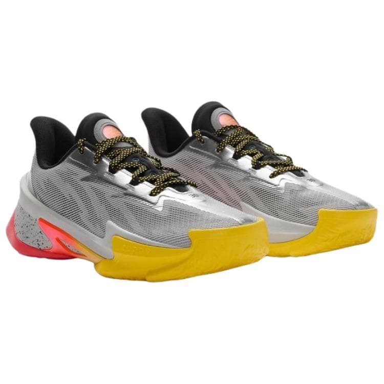 Кроссовки для баскетбола Under Armour CURRY SERIES 7 Low Топ Баскетбольные кроссовки Унисекс Серебряный - изображение 3