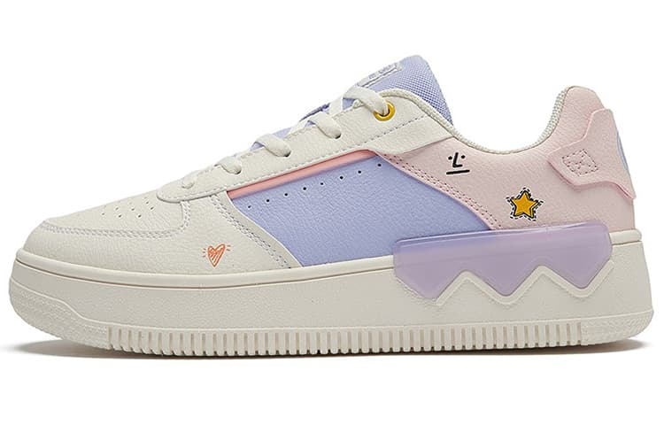 Кроссовки 361° Low Top Sneakers White Purple - изображение 1