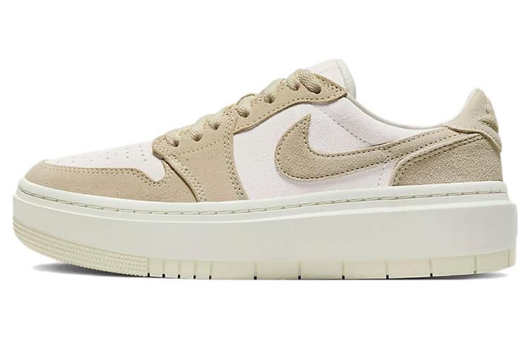 Ретро баскетбольные кроссовки Jordan Air Jordan 1 Elevate Low White Light Brown