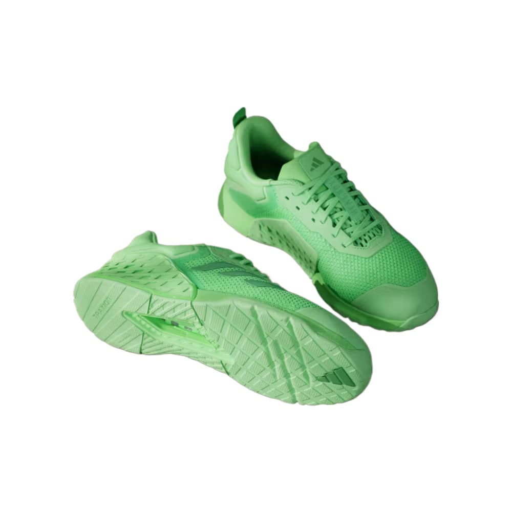 Кроссовки для спортзала Adidas DROPSET 3 Ткань Дышащий Поддержка Низкий Верх Кроссовки для тренировок Унисекс Зеленый - изображение 5