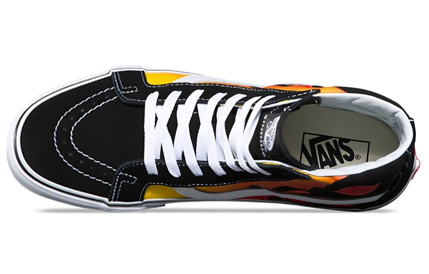 Кроссовки Vans SK8 High Black Yellow Red - изображение 4