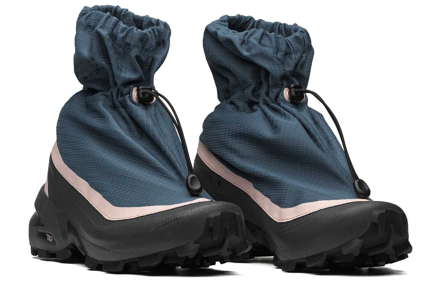 Кроссовки MM6 Maison Margiela x Salomon Cross Mid Blue - изображение 3