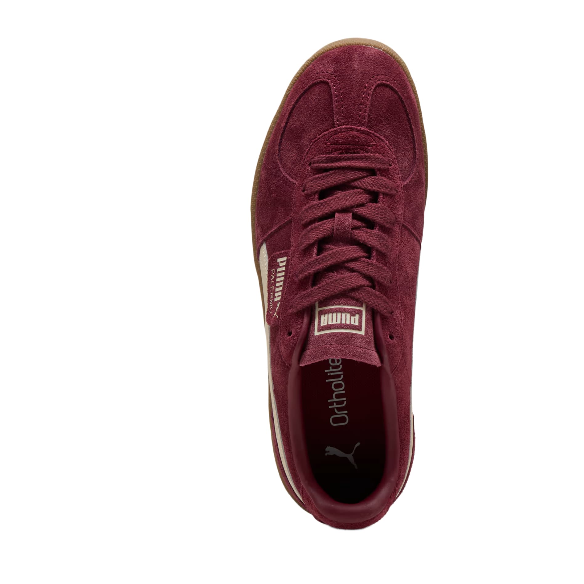 Кроссовки PUMA Palermo Кеды немецкой армии (GAT) Унисекс Красный - изображение 3