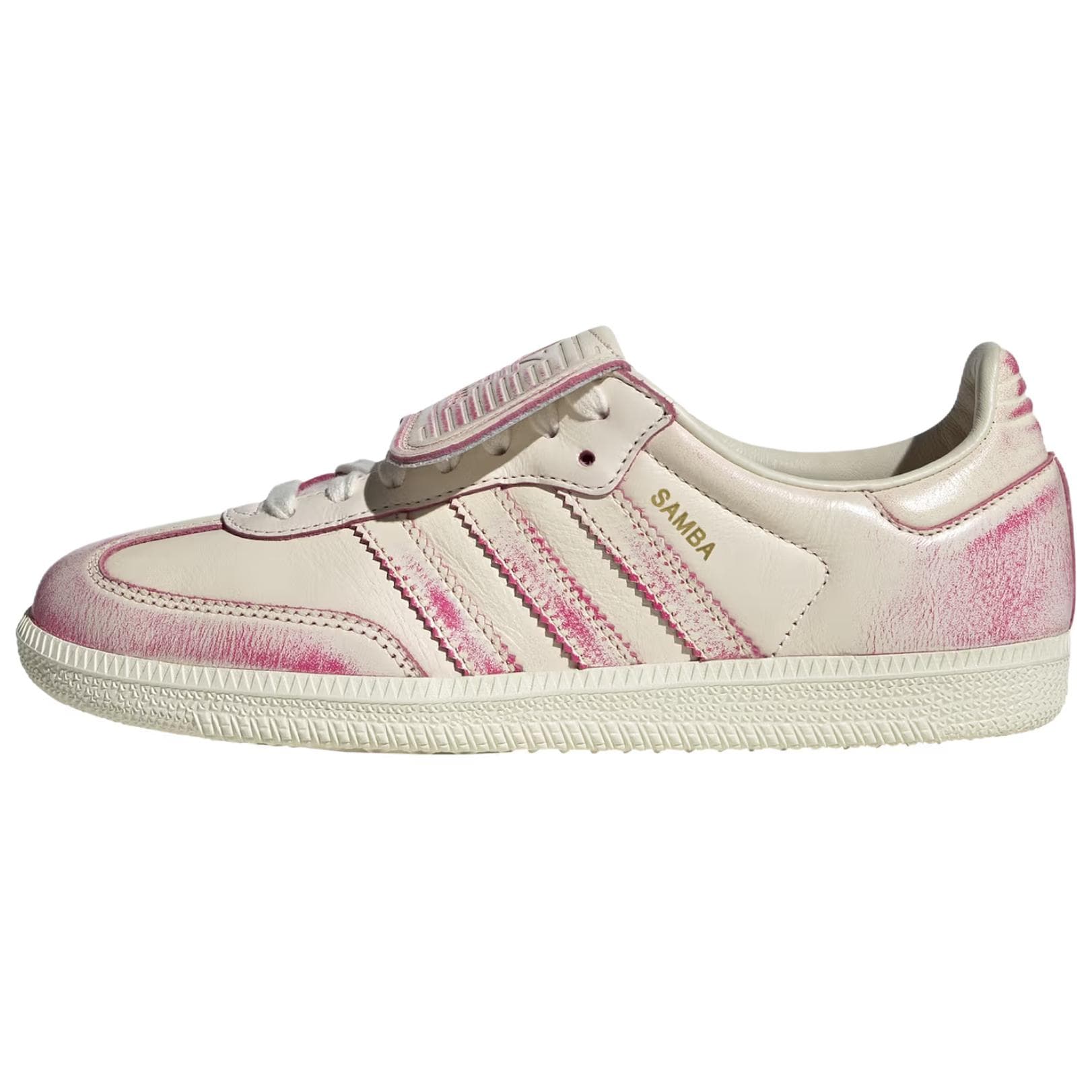 Кроссовки Adidas Originals Samba Устойчивые к истиранию Низкие Кроссовки для скейтбординга Женские Белые Розовые - изображение 1