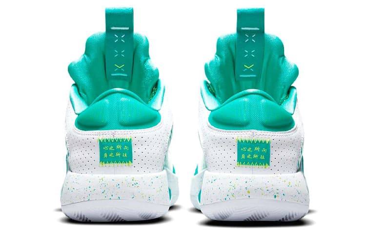 Кроссовки для баскетбола Jordan Air Jordan 35 Low PF "Guo Ailun" Mint Green - изображение 5