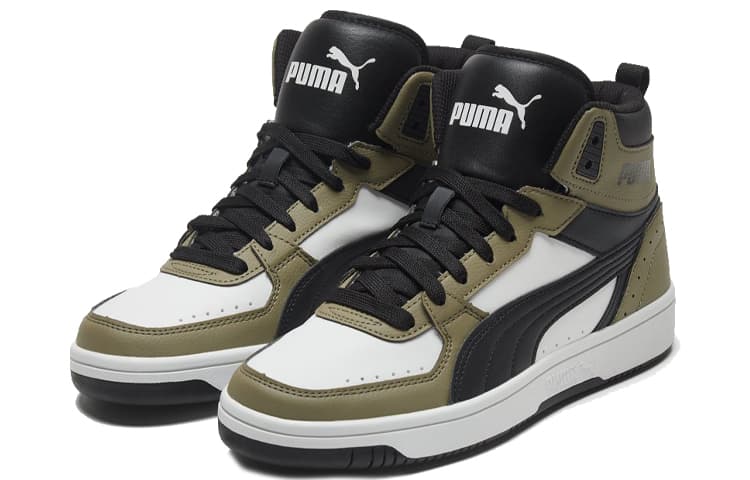Кроссовки для баскетбола PUMA Rebound Mid Green - изображение 3