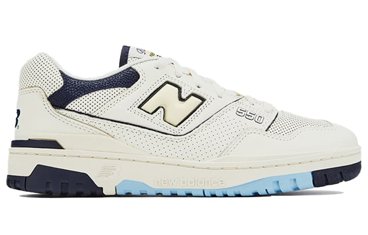 Ретро баскетбольные кроссовки Rich Paul x New Balance 550 Off White - изображение 2