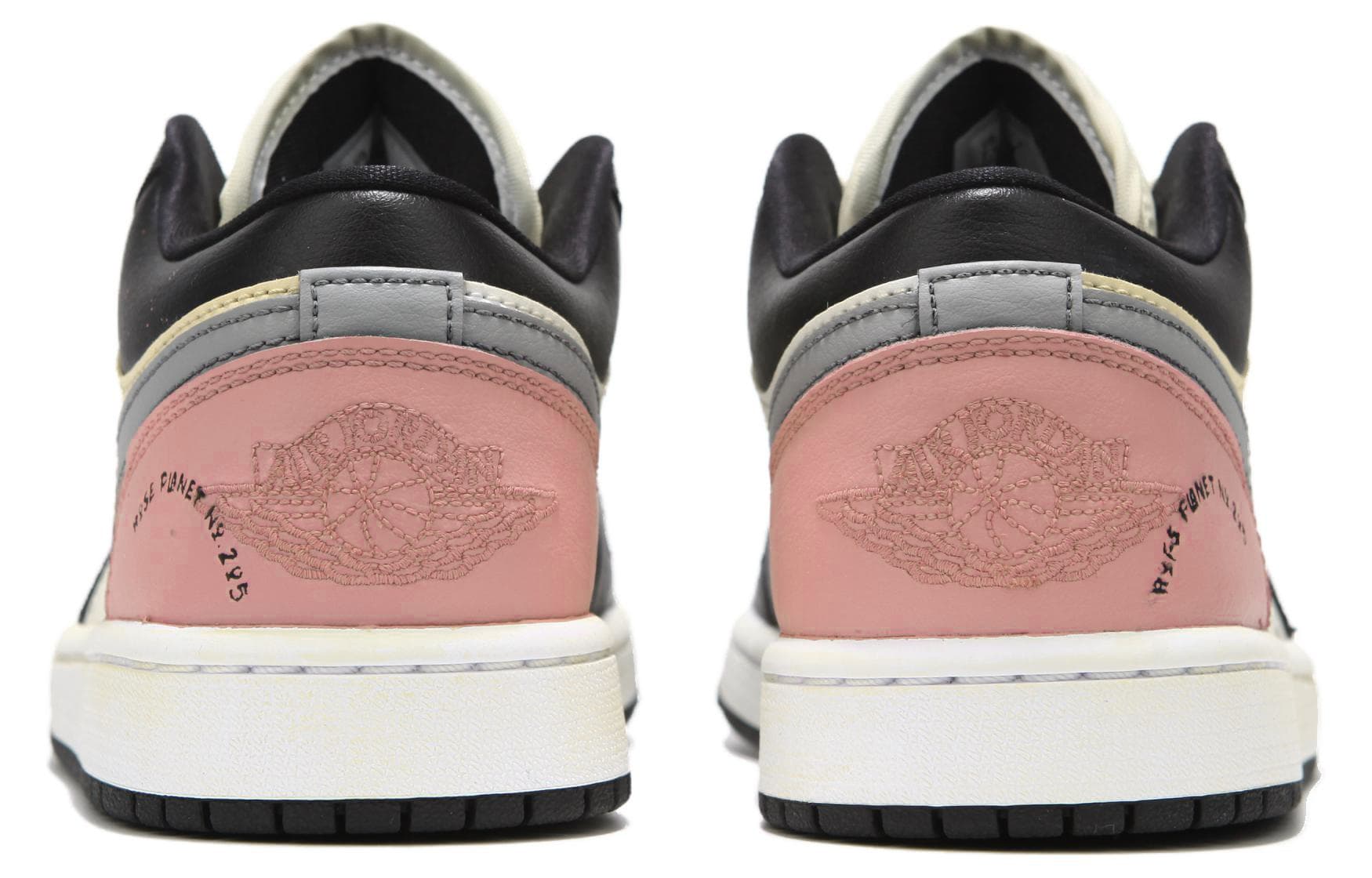 Ретро баскетбольные кроссовки Jordan Air Jordan 1 Low Black Pink - изображение 5