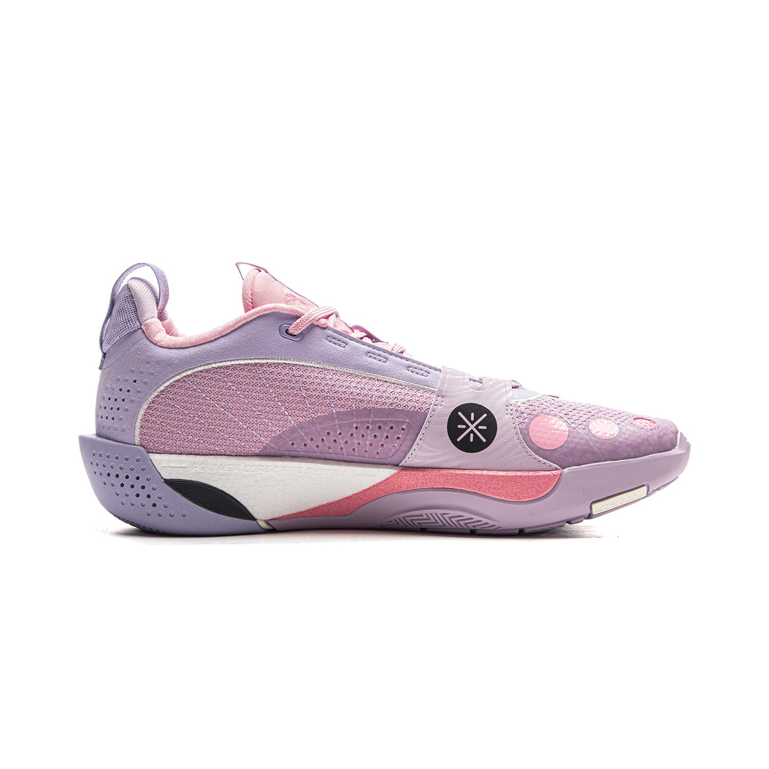 Кроссовки для баскетбола Li-Ning Wade All City 13 ENCOR Лаванда Ядро BOOM Технология BOOM Старт и взрыв Лоу-топы Баскетбольные кроссовки Мужской Фиолетовый - изображение 2