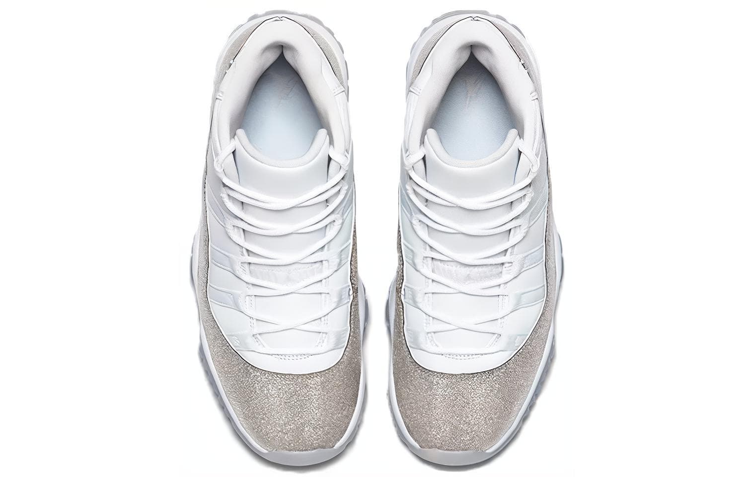 Ретро баскетбольные кроссовки Jordan Air Jordan 11 "Metallic Silver" - изображение 3