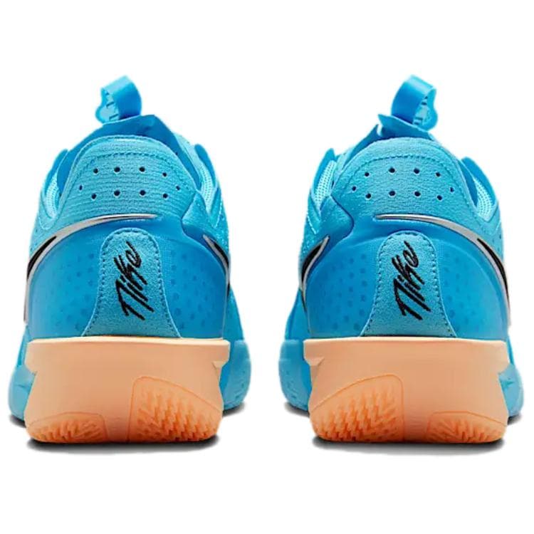 Кроссовки для баскетбола Nike G.T. Cut 3 Противоскользящие Устойчивые к истиранию Низкие Баскетбольные кроссовки Мужские Синий Черный - изображение 5