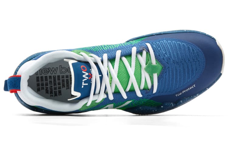 Ретро баскетбольные кроссовки New Balance 2WXY 1 Low Blue Green - изображение 3