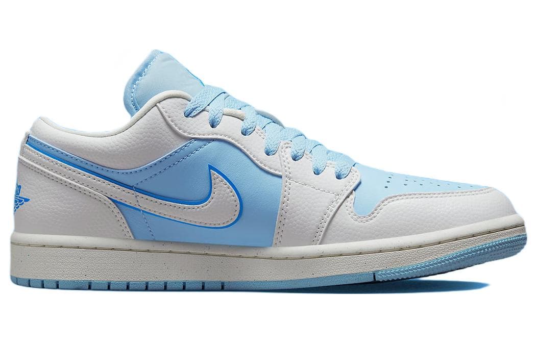 Ретро баскетбольные кроссовки Jordan Air Jordan 1 Low "Ice Blue" - изображение 2