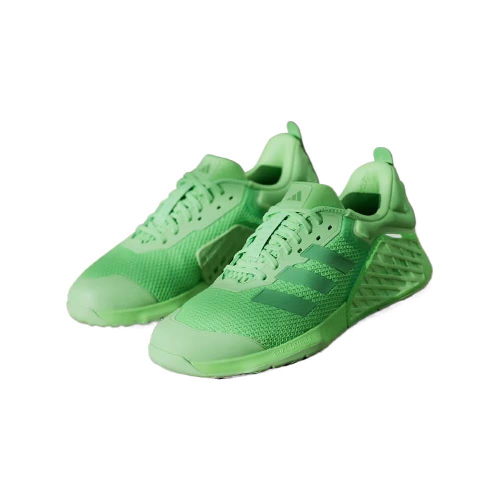 Кроссовки для спортзала Adidas DROPSET 3 Ткань Дышащий Поддержка Низкий Верх Кроссовки для тренировок Унисекс Зеленый - изображение 4