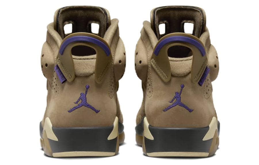 Ретро баскетбольные кроссовки Jordan Air Jordan 6 Gore-Tex "Brown Kelp" - изображение 5