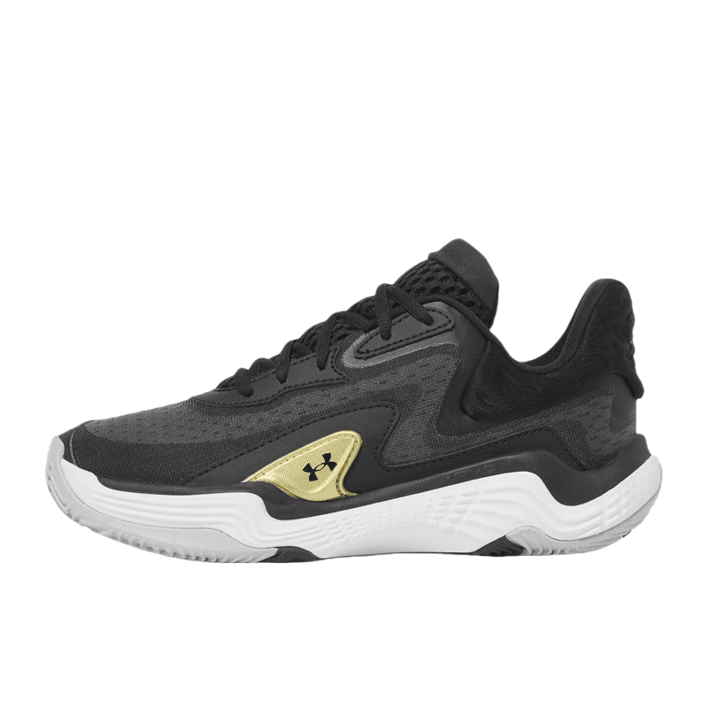 Кроссовки для баскетбола Under Armour Spawn 7 Удобный Лоу-топы Баскетбольные кроссовки Унисекс Черный - изображение 1