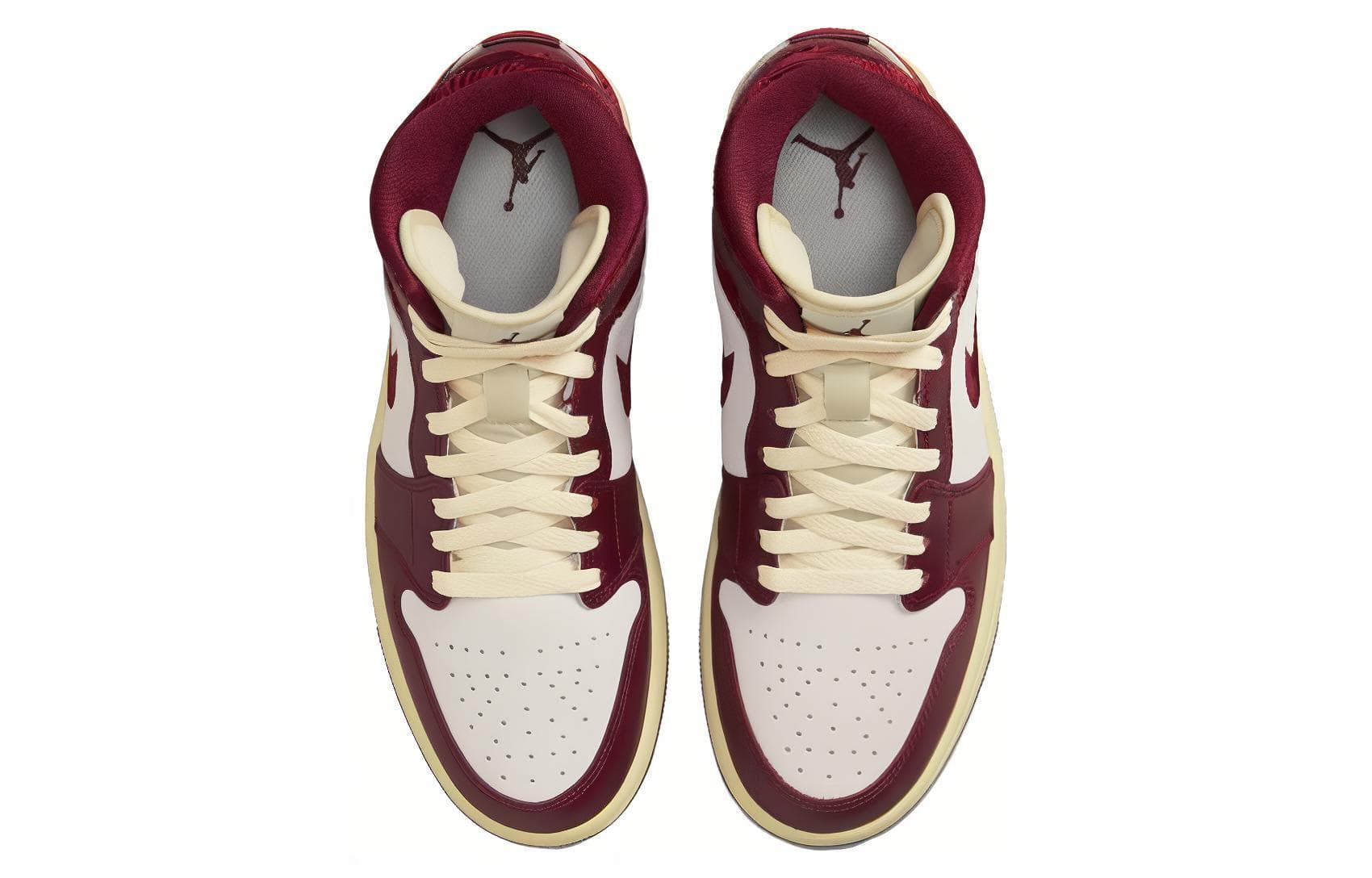 Ретро баскетбольные кроссовки Jordan Air Jordan 1 Mid SE WMNS "Tiki Leaf" - изображение 3