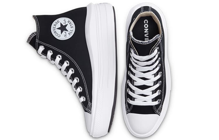 Кроссовки Converse Chuck Taylor All Star Move High Top Black White - изображение 4