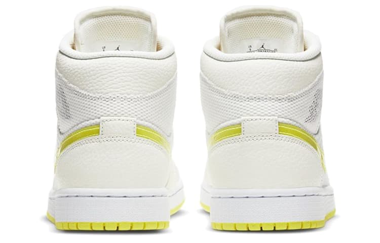 Ретро баскетбольные кроссовки Jordan Air Jordan 1 Mid SE "Voltage Yellow" — фото 5