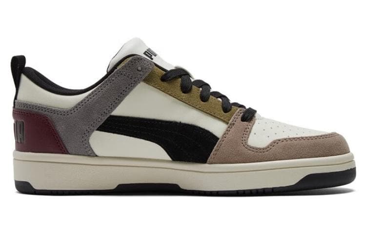 Кроссовки PUMA Rebound Layup Lo Black White Brown - изображение 2