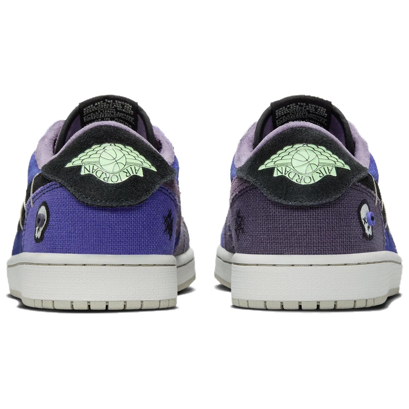 Ретро баскетбольные кроссовки Zion Williamson x Jordan Air Jordan 1 Low OG Deep Blue - изображение 5