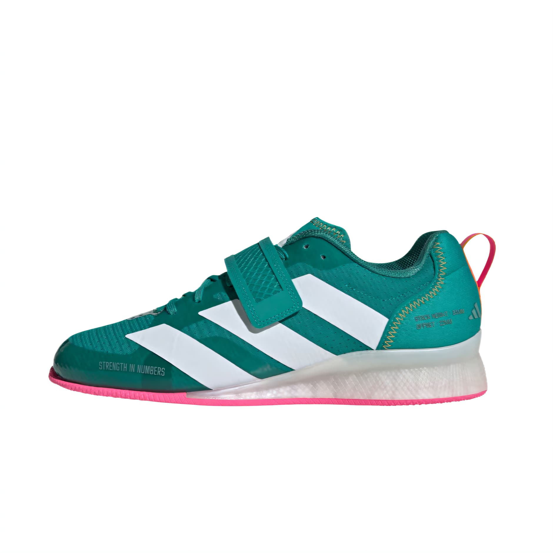 Кроссовки для спортзала Adidas Adipower Low Тренировочные кроссовки унисекс синие зеленые - изображение 1