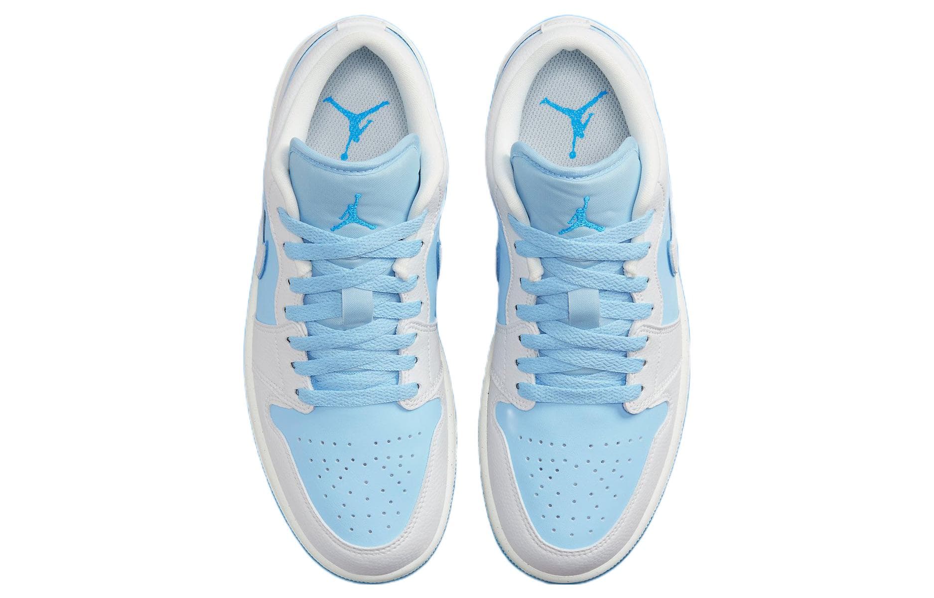Ретро баскетбольные кроссовки Jordan Air Jordan 1 Low "Ice Blue" - изображение 4