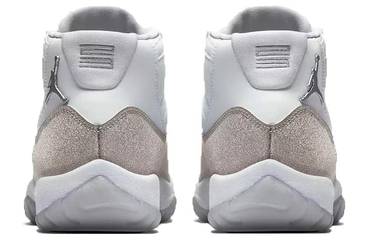 Ретро баскетбольные кроссовки Jordan Air Jordan 11 "Metallic Silver" - изображение 4
