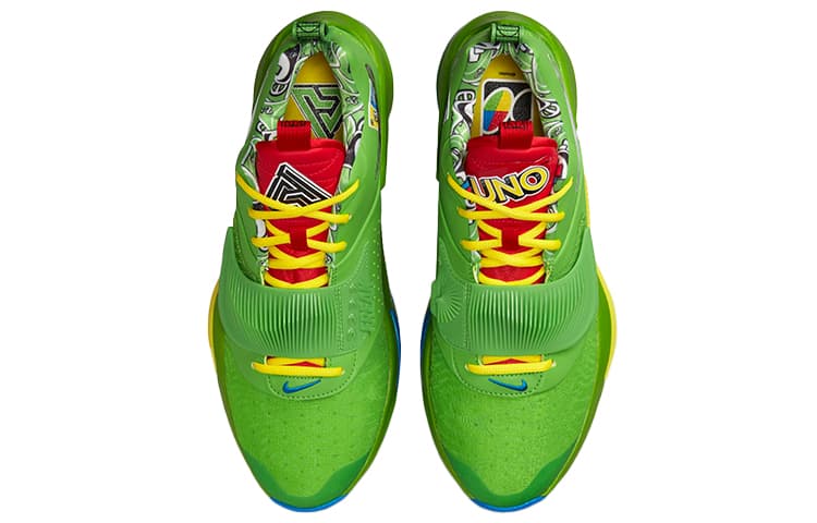 Кроссовки для баскетбола uno x Nike Freak 3 Low Green - изображение 4