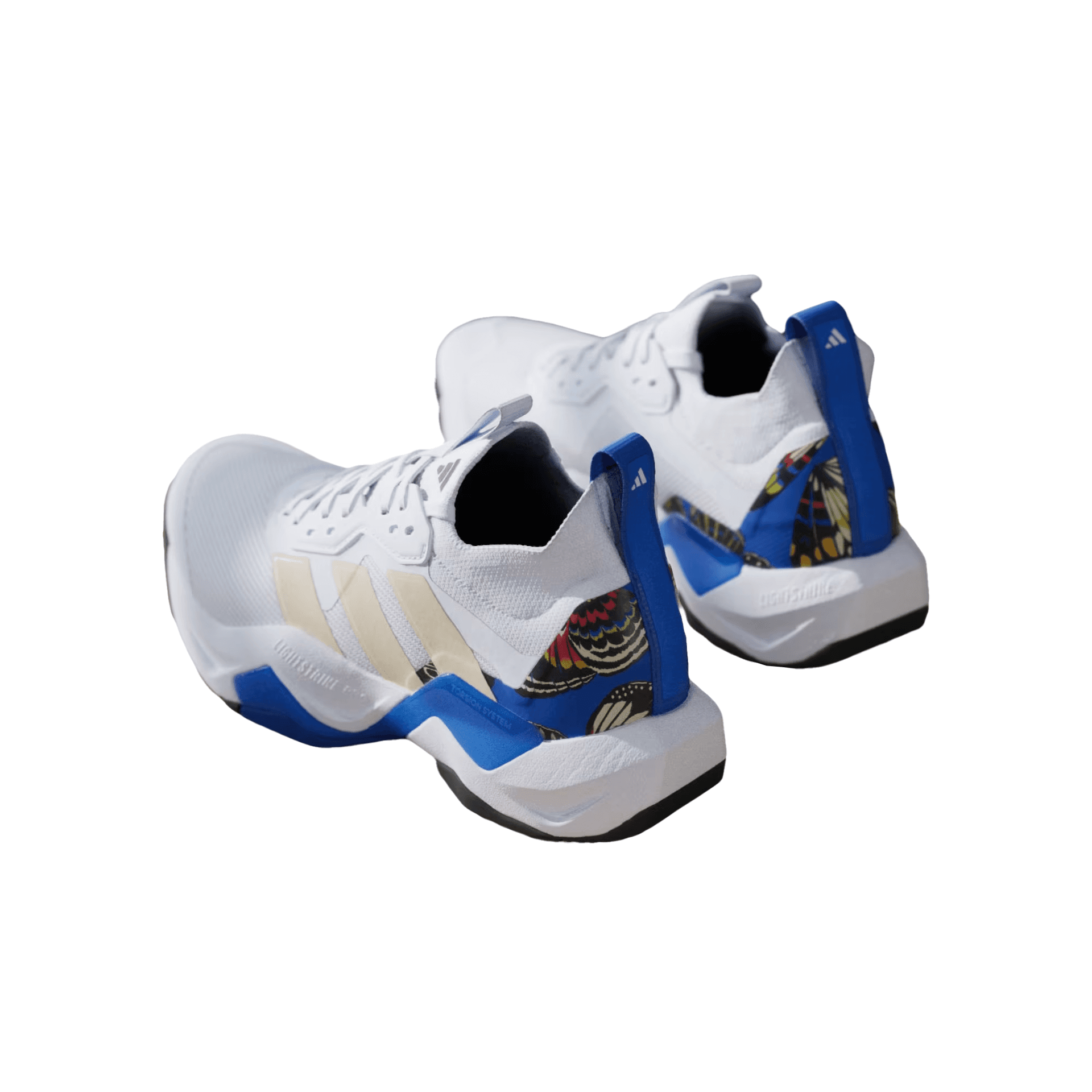 Кроссовки для спортзала Adidas Rapidmove Adv 2 Устойчивые к истиранию низкие тренировочные кроссовки для женщин белые - изображение 3