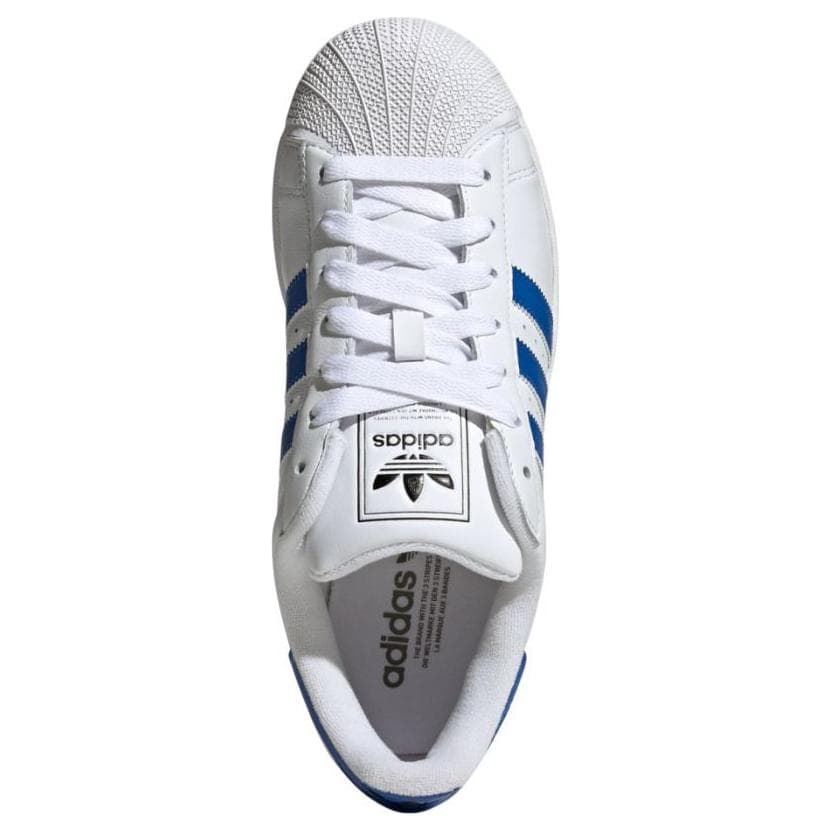 Кроссовки Adidas Originals Superstar 2 Low Скейтборд Обувь Мужская Белая Синяя - изображение 4