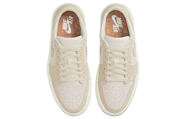 Ретро баскетбольные кроссовки Jordan Air Jordan 1 Elevate Low White Light Brown — фото 4
