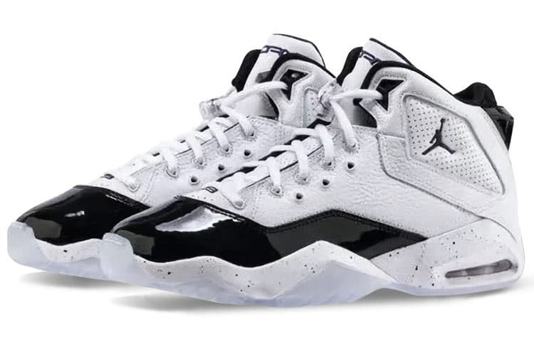 Ретро баскетбольные кроссовки Jordan B'Loyal Mid White - изображение 3