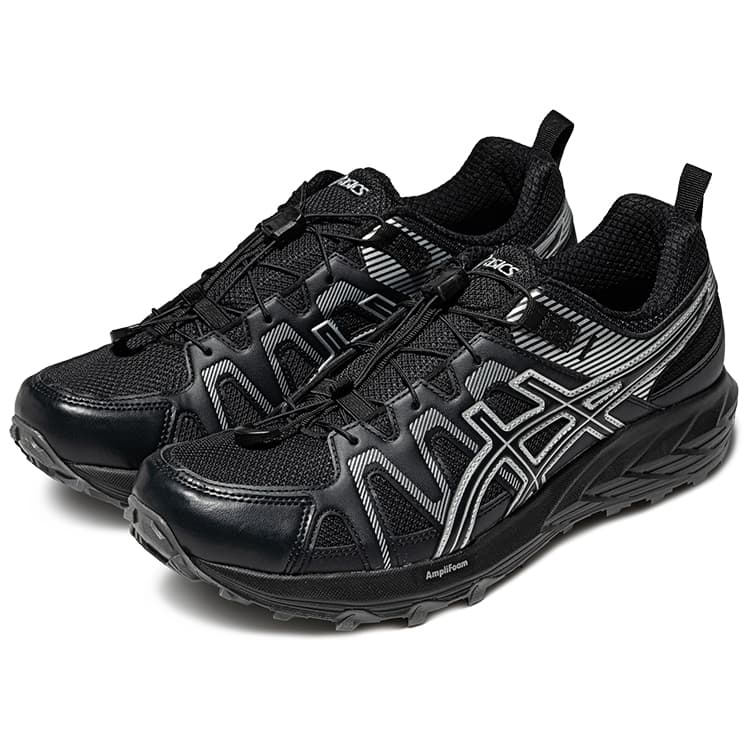 Кроссовки ASICS Gel Sonoma FE Текстиль Синтетическая кожа Дышащий Низкий верх Походная обувь Мужская Серебристо-черный - изображение 3