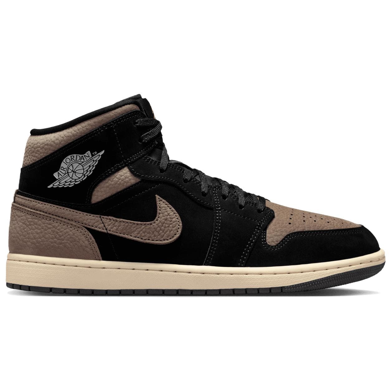 Ретро баскетбольные кроссовки Jordan Air Jordan 1 Ретро-баскетбольные кроссовки Мужской Коричнево-черный - изображение 2